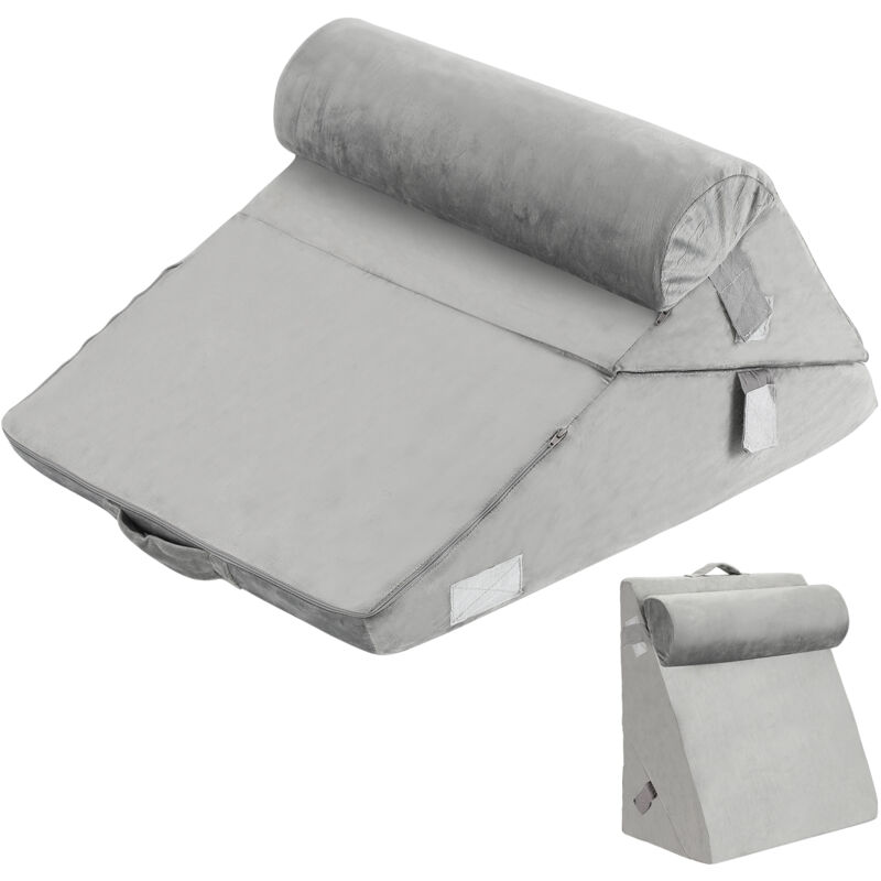 Coussin de lecture Coussin de Calage Coussin Oreiller Réglable Canapé Lit Thérapeutique Triangulaire Anti-Stress Support Confortable - Swanew