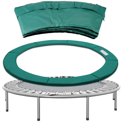 SWANEW Coussin de Protection pour Trampoline , Protection des Bords Ressort pour Trampoline, Résistant aux UV, 305 CM Vert