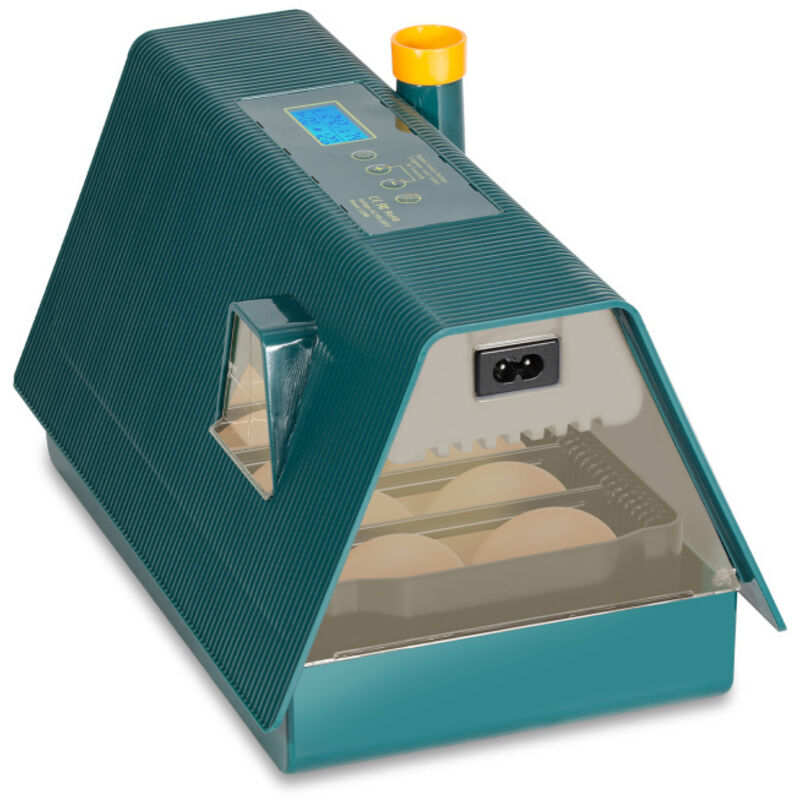 Couveuse Oeuf Automatique 10 Oeufs, Incubateur Oeuf Automatique, Retournement Automatique des œufs et Surveillance de l'humidité, Numérique