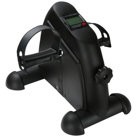 SWANEW Cyclette Cyclette Pedal Trainer Cyclette con Volano. Display LCD e Fitness Bike Fitness Bike - Nera