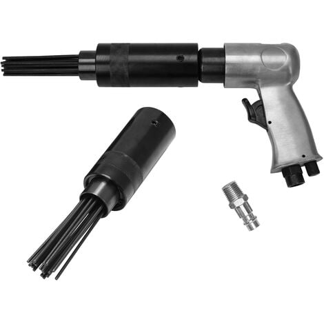 SWANEW Dérouilleur pneumatique à aiguilles décapeur Kit nettoyage metaux peinture - tête de rechange