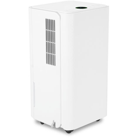 SWANEW Deumidificatore 16L/giorno, deumidificatore elettrico silenzioso con serbatoio da 2000 ml, scarico continuo, timer telecomandato, 24 ore, deumidificazione di ambienti fino a 20 m²/25 m², bianco