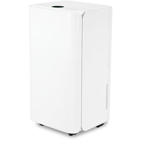 SWANEW Deumidificatore 16L/giorno, deumidificatore elettrico silenzioso con serbatoio da 2000 ml, scarico continuo, timer telecomandato, 24 ore, deumidificazione di ambienti fino a 20 m²/25 m², bianco