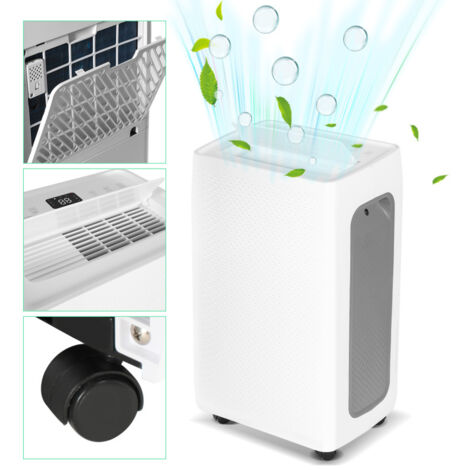 SWANEW Deumidificatore d'aria diurno con serbatoio estraibile, 26 litri per, per ambienti fino a 30 m² controllo elettronico del livello di umidità