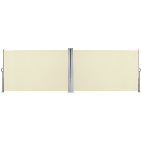 SWANEW Doppi tende da sole laterale estensibile allume 180x600cm