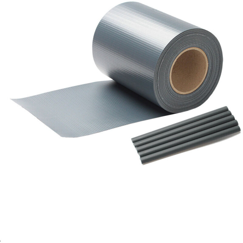 Swanew - cran d'intimité de jardin Résistant aux intempéries Pare-vue Clôture Jardin pvc Anthracite 70mx19cm