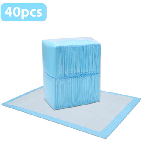 SWANEW Educatori di cuccioli Confezione da 40 assorbenti 60x60cm 5 assorbenti super assorbenti per la toilette