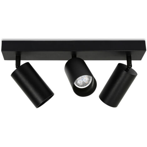 SWANEW Faretto a soffitto Bianco caldo 4w GU10 rotazione LED 230V Per il soggiorno o la cucina tre