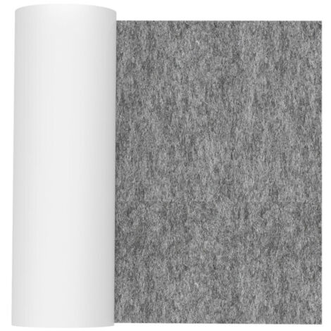 SWANEW Feltro adesivo per Mobili, Feltro protettivo per Tavolo 50x150cm Grigio