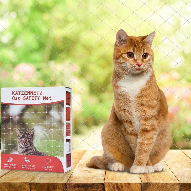 Filet de Protection pour Chat Filet pour chats Autres accessoires pour chats Filet pour chats et oiseaux Filet de protection pour chats 3x8m - Swanew