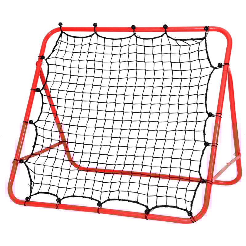 Swanew - Filet de rebond de football pliable Rebounder de football réglable Kickback Entraînement au football 103 x 100 cm