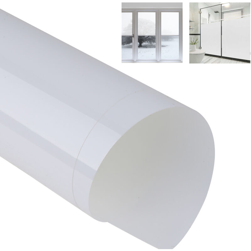 Swanew - Film De Fenêtre Film De Confidentialité Statique Auto-adhésif Anti-UV Film de verre Givré 45x200cm