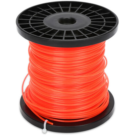 SWANEW Filo da taglio in nylon 100m 2,0mm filo tondo arancione