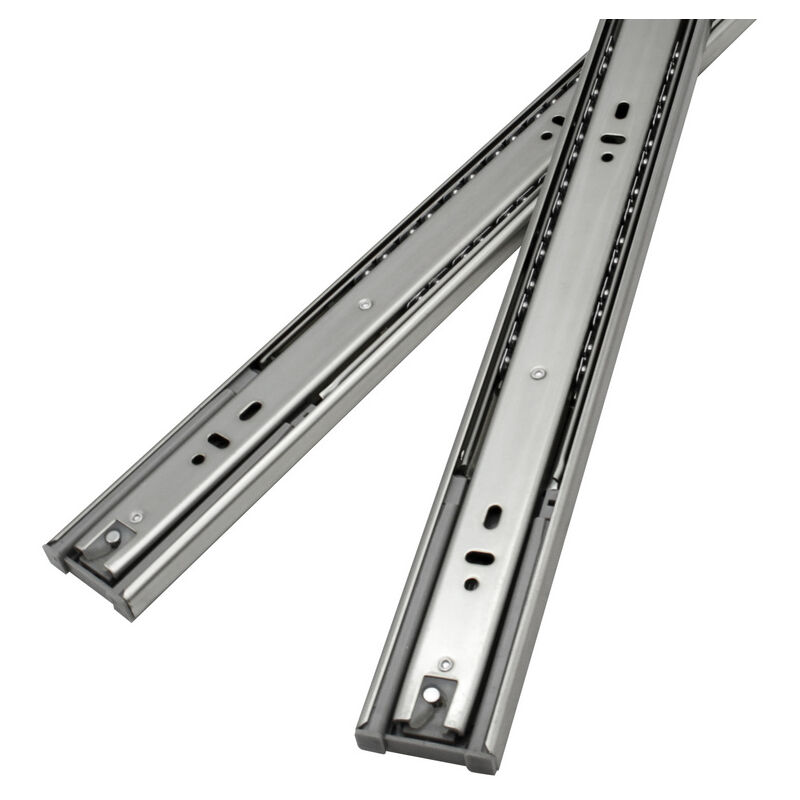 Swanew - Glissières de tiroirs Coulisses à sortie totale Coulisse à sortie totale 45 mm avec retour automatique Guidage à billes 45mm 550mm 10 pièces