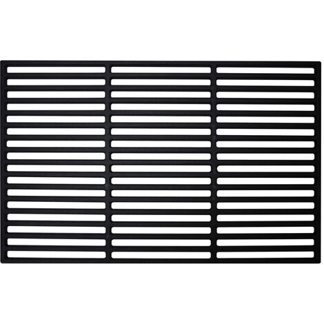 SWANEW Grillrost Gussrost BBQ Gitter Tafelrost Guss Grillgitter Gusseisen Profi Gasgrill Ofenrost 34x54cm