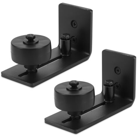 SWANEW Guida a pavimento per porte scorrevoli Rullo di guida a pavimento. guida per porte. accessori per porte scorrevoli regolabili. guida per porte scorrevoli (2 pezzi)