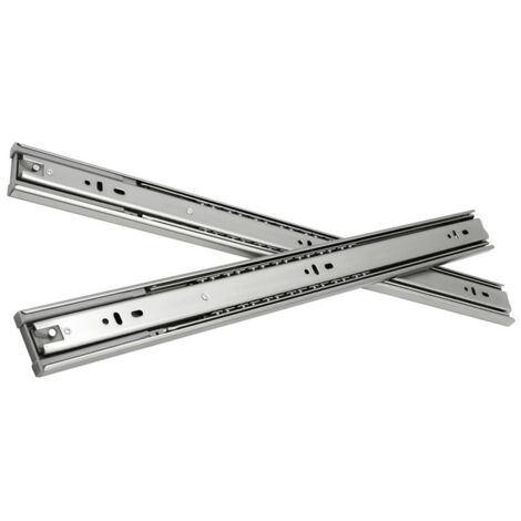 SWANEW Guide per cassetti Guide per carichi pesanti con chiusura morbida ad estrazione totale Guide da 45 mm e 350 mm 2 pezzi