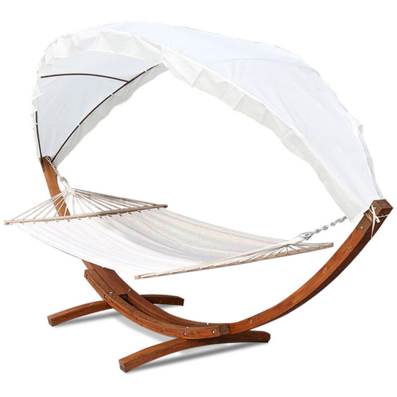 EINFEBEN Hamac Hamacs résistants aux intempéries, hamac d'extérieur avec cadre, cadre de hamac XXL 2 personnes, chaise longue de jardin