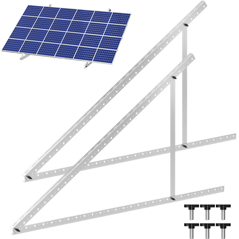 Kit de Montage pour Panneau Solaire 150 w - Support de Panneau Solaire en Aluminium 1040mm - Swanew