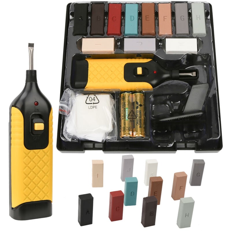 Swanew - Kit de réparation de carrelage - 11 couleurs pour les sols carrelés, les murs de salle de bains et les sols en marbre