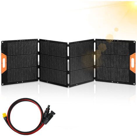 SWANEW Kit pannello solare da esterno monocristallino pieghevole portatile 200W