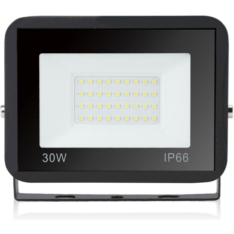 2x LED Fluter 50W-200W Flutlicht + Stecker Baustrahler Scheinwerfer Mit Stativ