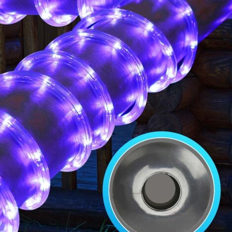 SWANEW Luce di stringa LED per esterni con 960 lampade e alimentazione blu 40M