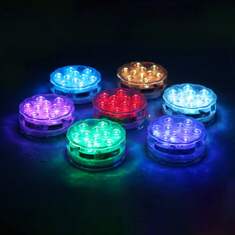 SWANEW Luce subacquea IP68 LED 16 colori statici 4 modalità di illuminazione dinamica