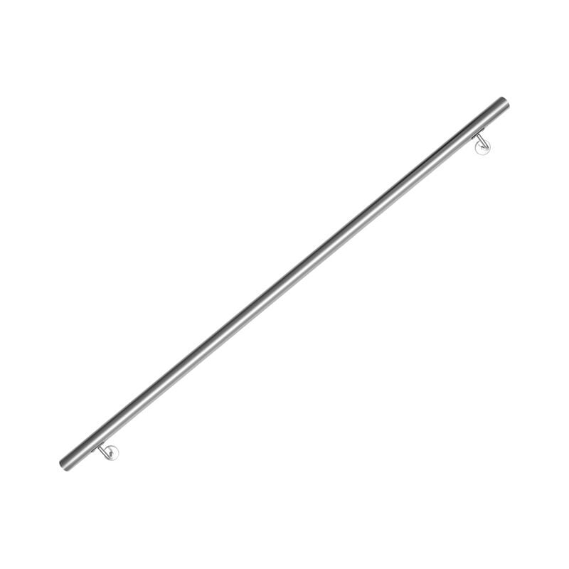 Swanew - Main courante en acier inoxydable 160cm Rampe d'escalier Support mural