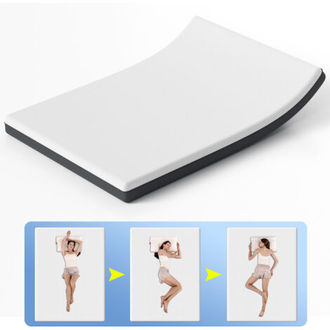 SWANEW Materasso Premium Ergonomico in Schiuma Fredda 180 x 200 x 16 cm Alta Traspirabilità, H3 Riduzione dello Stress, Ideale per Notti Ristoratrici