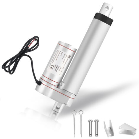 SWANEW Motore per linea 1500N 12V Corsa Industria 5mm/s 100mm