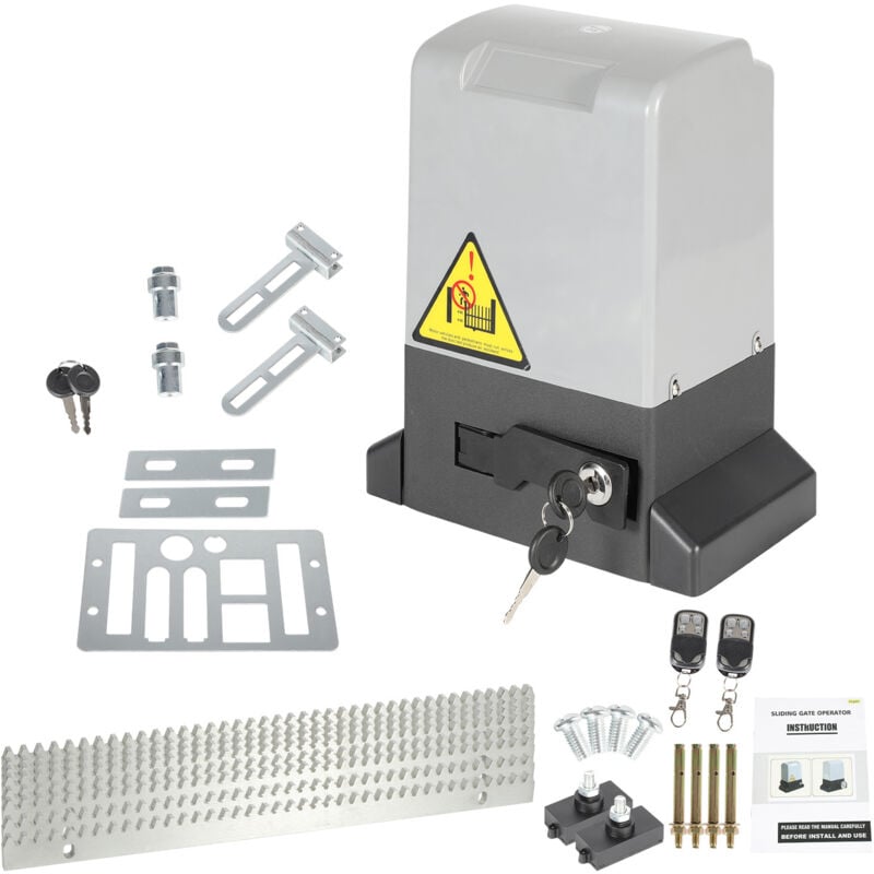 Motorisation Portail 750W Coulissant Electrique Automatique 220V Moteur Poids 1600 kg Portail Coulissant Longueur 12m Maxi par vantail Vitesse 39