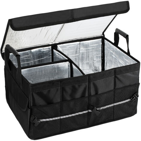 SWANEW Organizzatore per il bagagliaio dell'auto. pieghevole con contenitore portatile -Funzione di isolamento