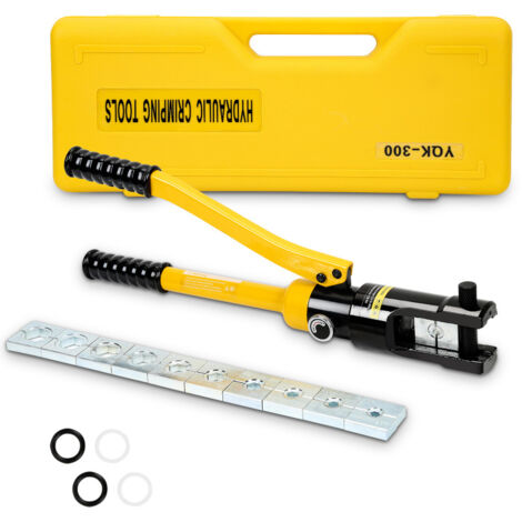 SWANEW Pinze a crimpare idrauliche esagonali. set di utensili a crimpare 300 mm² per capicorda in rame e alluminio