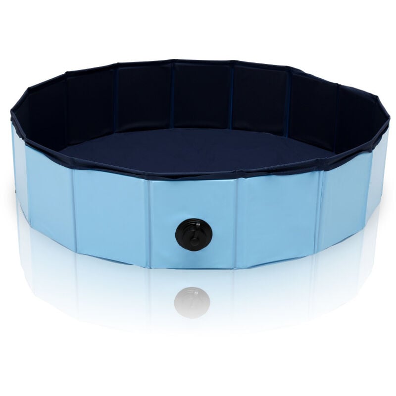 Swanew - Piscine pour chiens Piscine pliable Doggy Pool Pataugeoire Adhésif 80x20CM
