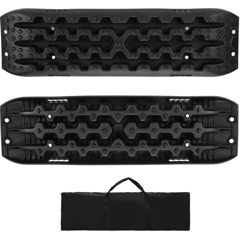 Swanew - Piste de Traction 2x tapis de traction Tapis de traction avec sac de rangement Bande de traction