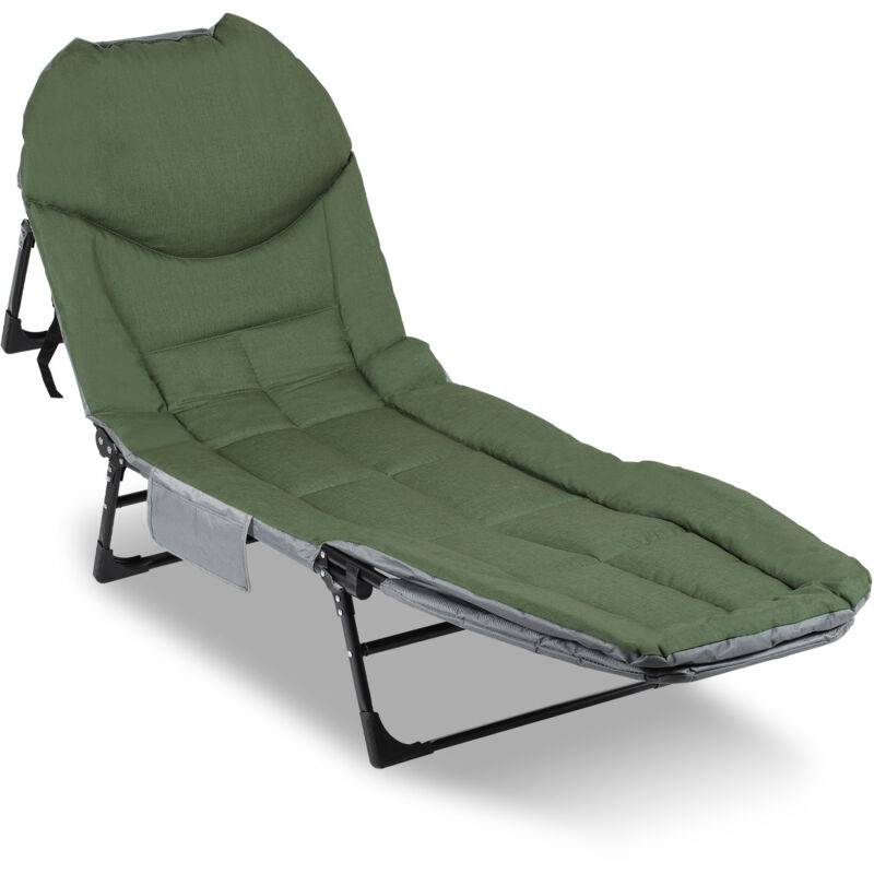 Pliable bois d'acacia avec repose-pieds transat de jardin intérieur extérieur balcon - Swanew