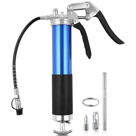 SWANEW Pompe à graisse Tuyau flexible Tube de buse Pistolet Pompe à graisse ergonomique Puissant