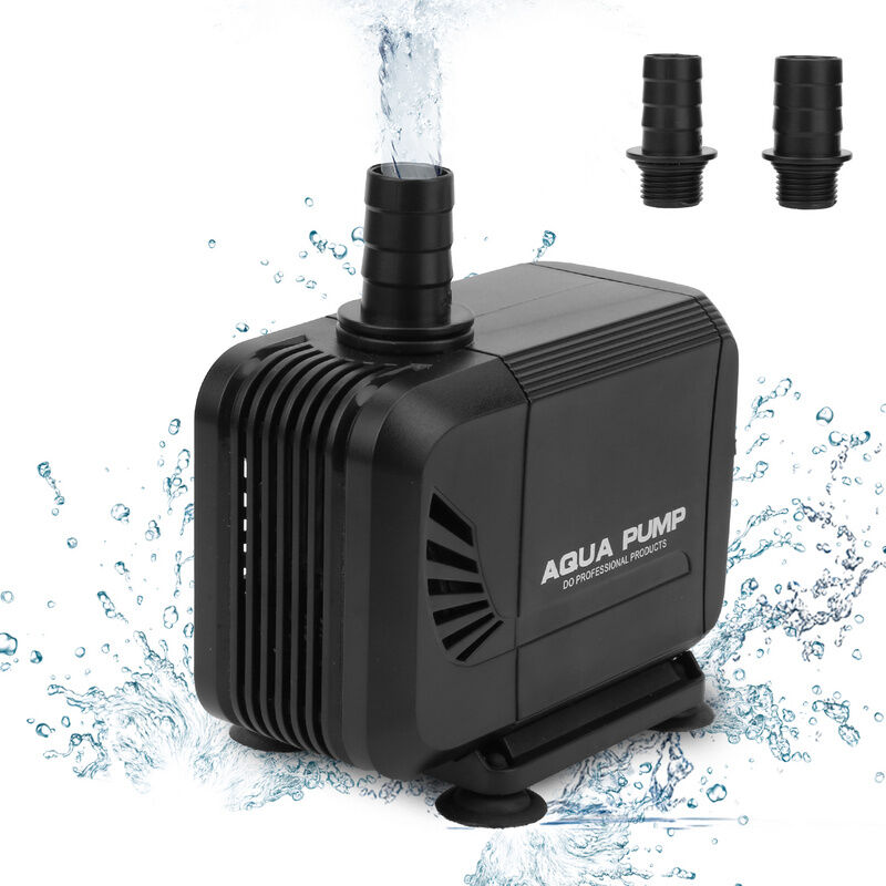 Pompe de fontaine, pompe à eau submersible (40W 3000L/H), petite pompe de fontaine extérieure silencieuse pour étangs, aquariums, aquariums. - noir