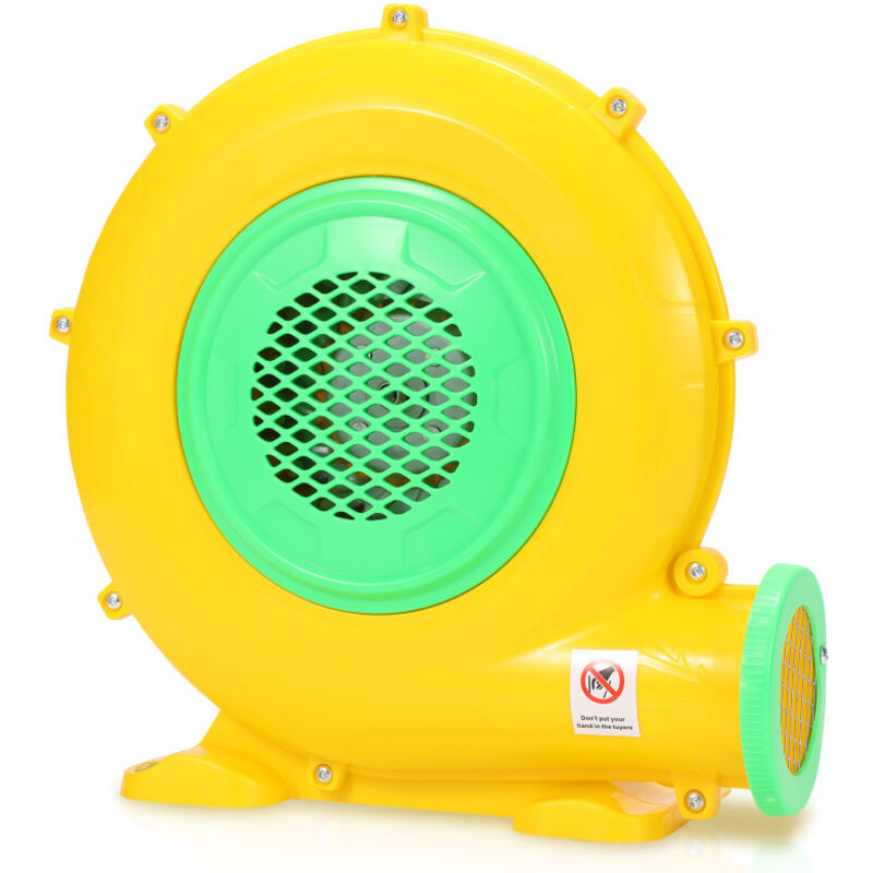 Pompe electrique gonflable 370W Souffleur Electrique de Ventilateur d'Air de Château Gonflable Jaune - Swanew