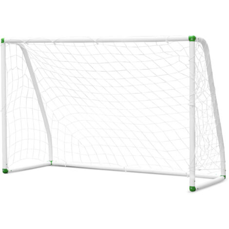 SWANEW Porta da calcio portatile, montaggio rapido, in PVC bianco, per parco o spiaggia 180x120x80cm 1pcs