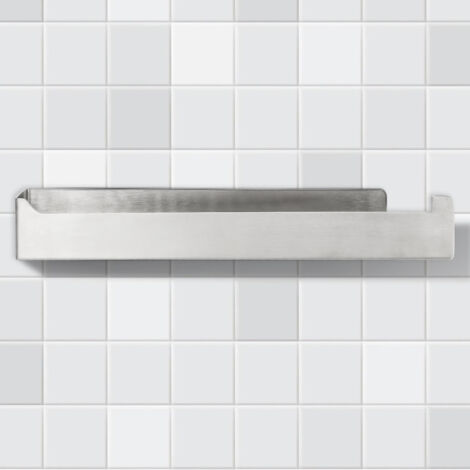 SWANEW Portasciugamani da 40 x 35 cm Portasciugamani appeso a parete in acciaio inossidabile fino a 50 kg