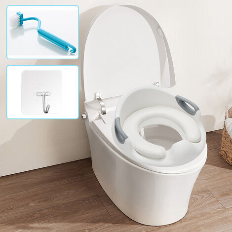 en céramique avec Soft Close amovible siège de toilette thermodurci lavage en profondeur blanc ECD Germany WC suspendu sans monture 