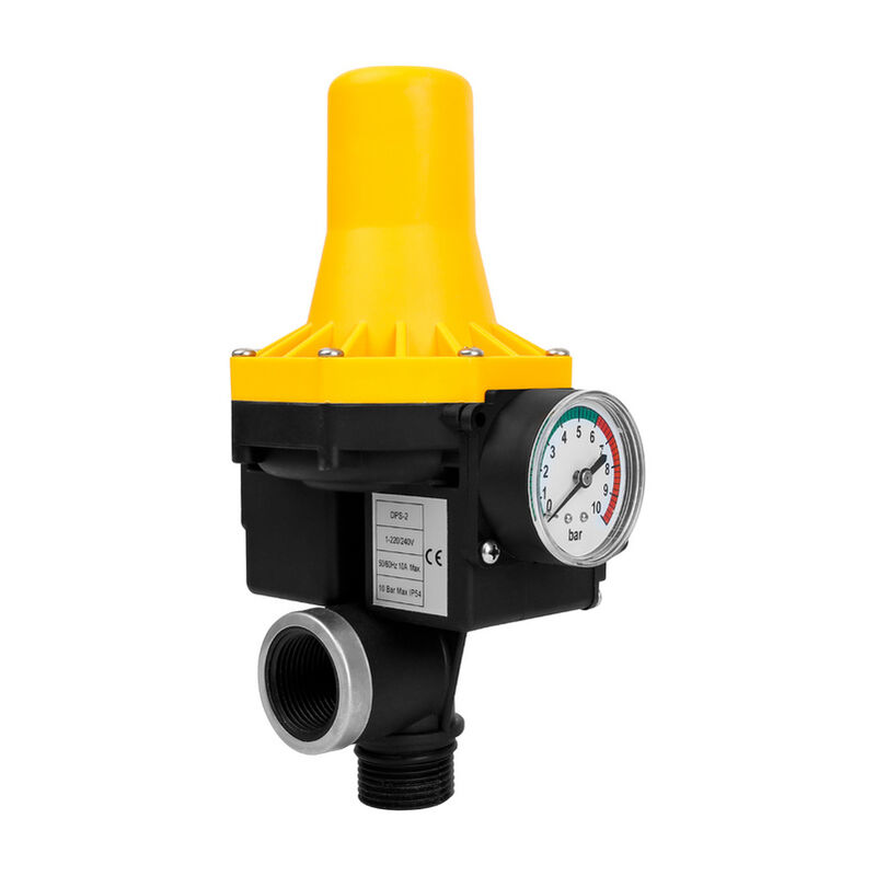 Contrôle de la pompe, Commande de pompe,protection contre la marche à sec, pressostat, puits profond- DPS-2 jaune Sans cordon d'alimentation - Giallo