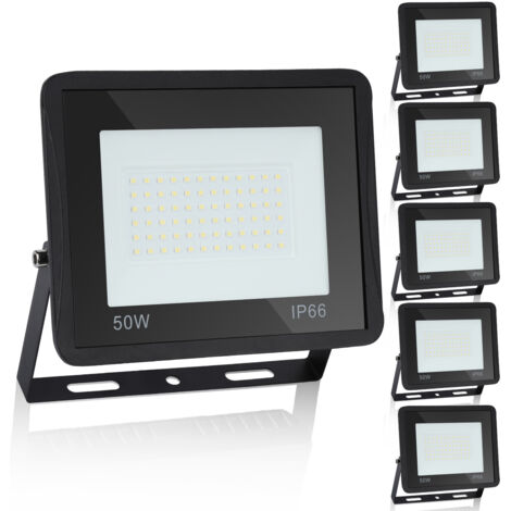 SWANEW Proiettore LED Proline 5x 50W Radiatore ad alta luminosità bianco caldo