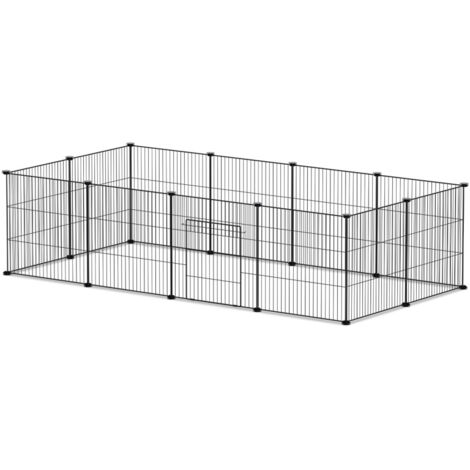 SWANEW Recinto per conigli all'aperto recinto per conigli fai da te recinto per cuccioli 12pcs 35x35cm
