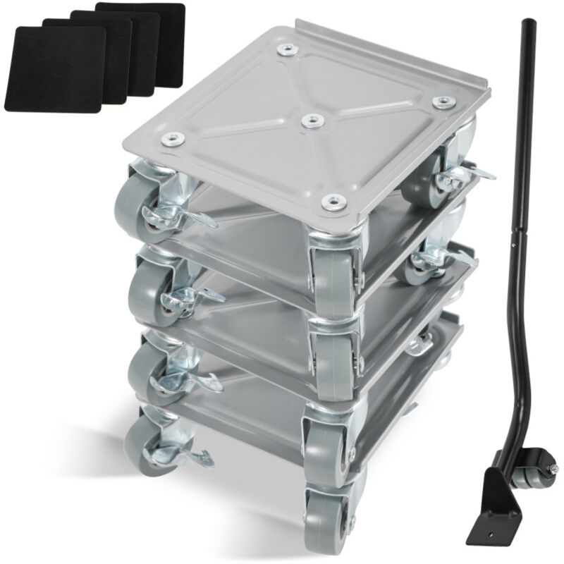 Swanew - Rouleur de meubles Transport Chien de meubles Rouleur de transport Planches à roulettes transport 4 pièces