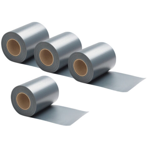 SWANEW Schermo per la privacy da giardino resistente alle intemperie Recinto da giardino 4 pezzi PVC antracite 50mx19cm