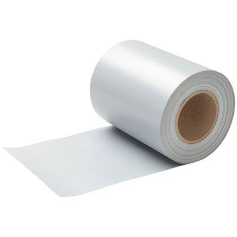 SWANEW Schermo privacy da giardino Doppia barra di recinzione Rotolo pellicola di recinzione Balcone PVC 70x0.19m Grigio