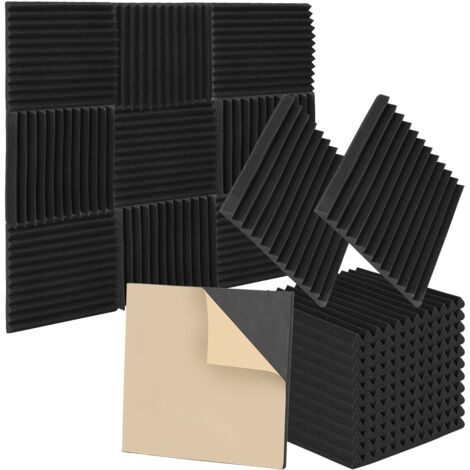SWANEW Schiuma acustica assorbente per bass trap (Ø 30x30x2.5cm)